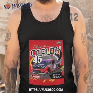 2023 nascar circle racing rajah caruth 45 alpha prime racing shirt tank top