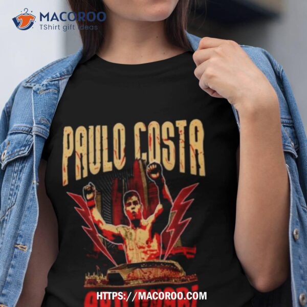 2023 Paulo Costa Ufc 294 Etihad Arena Abu Dhabi Shirt