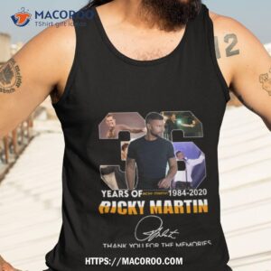 36th years anniversary ricky martin shirt tank top 3