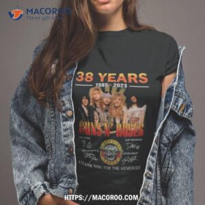 38 Years 1985 – 2023 Guns N’ Roses Thank You For The Memories Unisex Shirt