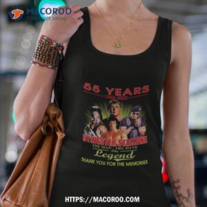 55 years 1968 2023 sylvester stallone the man the myth the legend thank you for the memories t shirt tank top 4