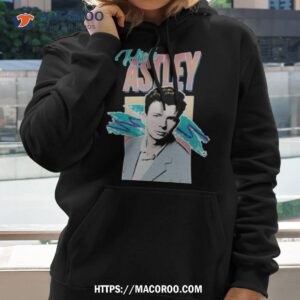 80s aesthetic tribute rick astley shirt hoodie