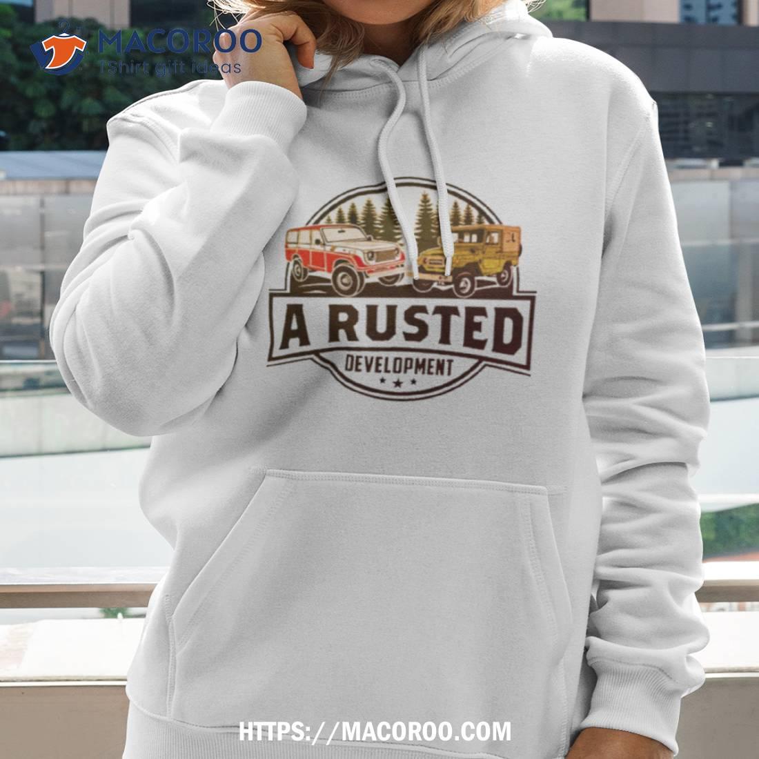 A Rusted Development Toyota Land Cruiser Shirt A Rusted Development Toyota Land Cruiser Shirt