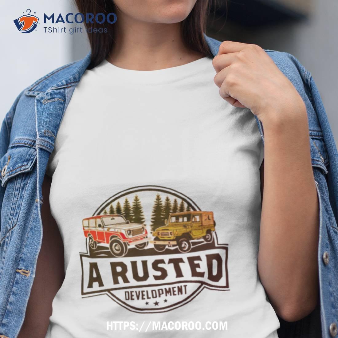 A Rusted Development Toyota Land Cruiser Shirt A Rusted Development Toyota Land Cruiser Shirt
