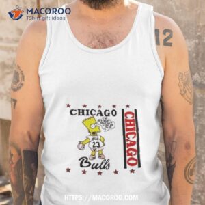 air bart simpson chicago bulls 2023 shirt tank top