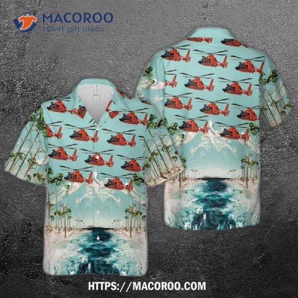 Airbus Mh-65 Dolphin Us Coast Guard Hawaiian Shirt