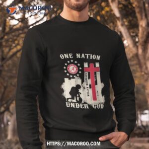 alabama crimson tide one nation under god 2023 shirt sweatshirt