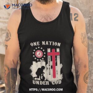 alabama crimson tide one nation under god 2023 shirt tank top