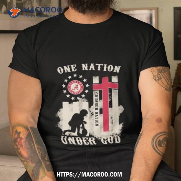 Alabama Crimson Tide One Nation Under God 2023 Shirt