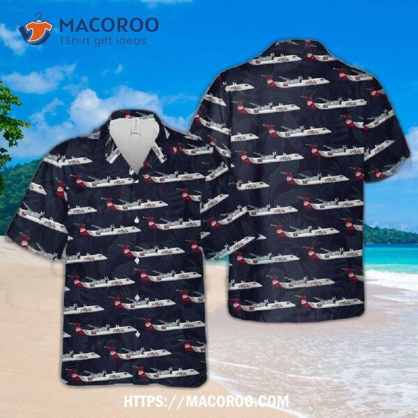 Alaska Airline Q400 Um Hawaiian Shirt