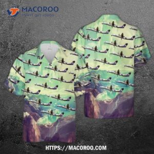 Alaska Airlines Q400 Uw Hawaiian Shirt