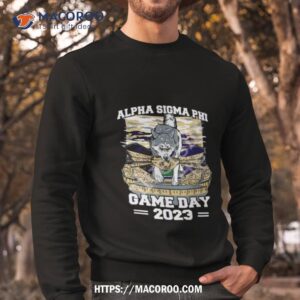 alpha sigma phi gameday 2023 t shirt sweatshirt