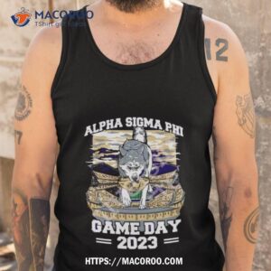 alpha sigma phi gameday 2023 t shirt tank top