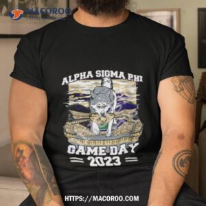 Alpha Sigma Phi Gameday 2023 T Shirt
