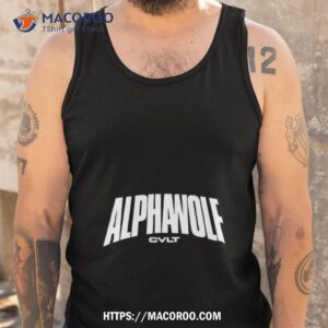 alpha wolf cvlt t shirt tank top