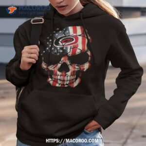 American Flag Skull Carolina Hurricanes 2023 Shirt