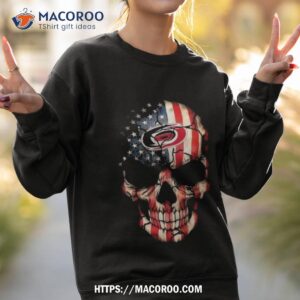 american flag skull carolina hurricanes 2023 shirt sweatshirt 2