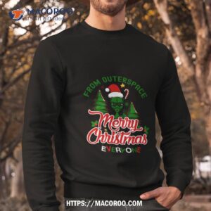 an alien xmas holiday alien shirt sweatshirt