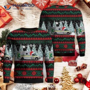 Anamosa – Iowa Area Ambulance Service Ugly Christmas Sweater