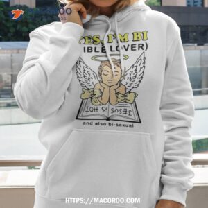 Angel Yes I’m Bi Bible Lover And Also Bi Sexual Shirt