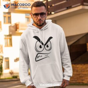 angry eyes cartoon shirt hoodie 2