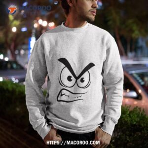 angry eyes cartoon shirt sweatshirt