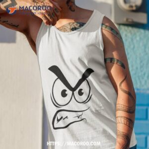 angry eyes cartoon shirt tank top 1