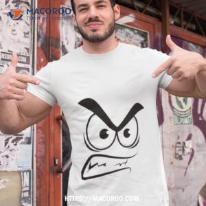 angry eyes cartoon shirt tshirt 1