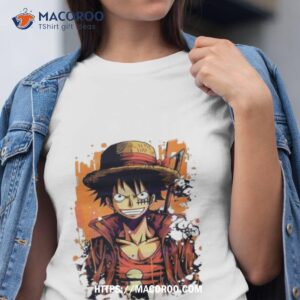 Anime One Piece Character Monkey D Luffy Shirt