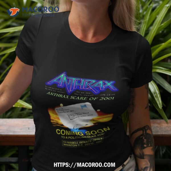 Anthrax Scare Of 2001 Coming Soon To A Politician Near You Shirt