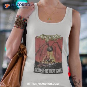 anthrax volume 8 the threat is real shirt tank top 4