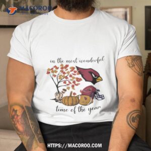 Arizona Cardinals In The Most Wonderful Time Of The Year 2023 Shirt