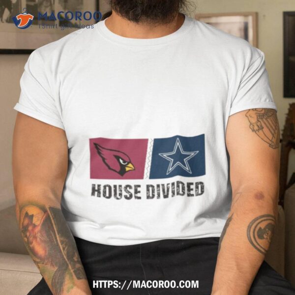 Arizona Cardinals Vs Dallas Cowboys House Divided Shirt