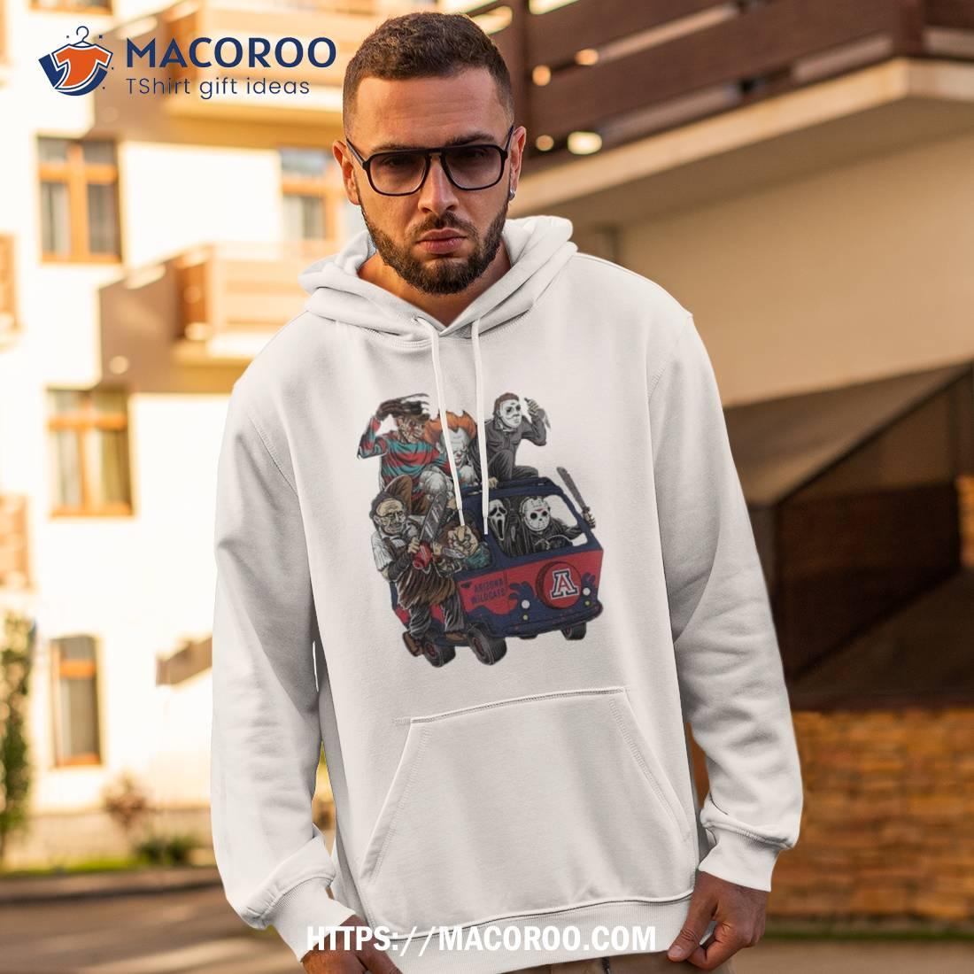 Arizona Wildcats Horror Movies Characters Bus Halloween 2023 Shirt Arizona Wildcats Horror Movies Characters Bus Halloween 2023 Shirt