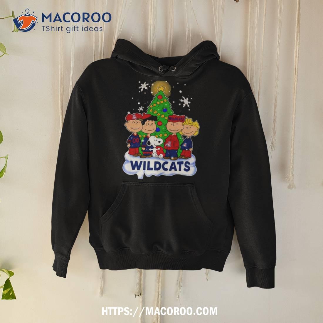Arizona Wildcats The Peanuts Christmas Tree Sweatshirt Arizona Wildcats The Peanuts Christmas Tree Sweatshirt