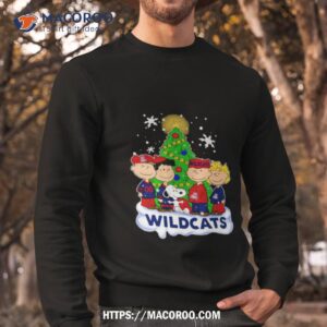 Arizona Wildcats The Peanuts Christmas Tree Sweatshirt 2 arizona wildcats the peanuts christmas tree sweatshirt sweatshirt