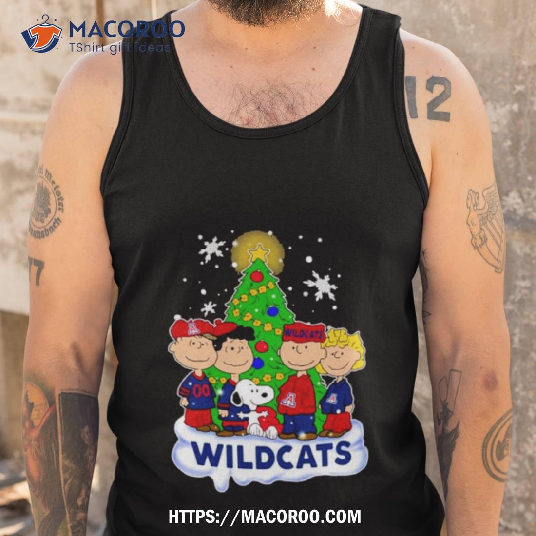 Arizona Wildcats The Peanuts Christmas Tree Sweatshirt Arizona Wildcats The Peanuts Christmas Tree Sweatshirt