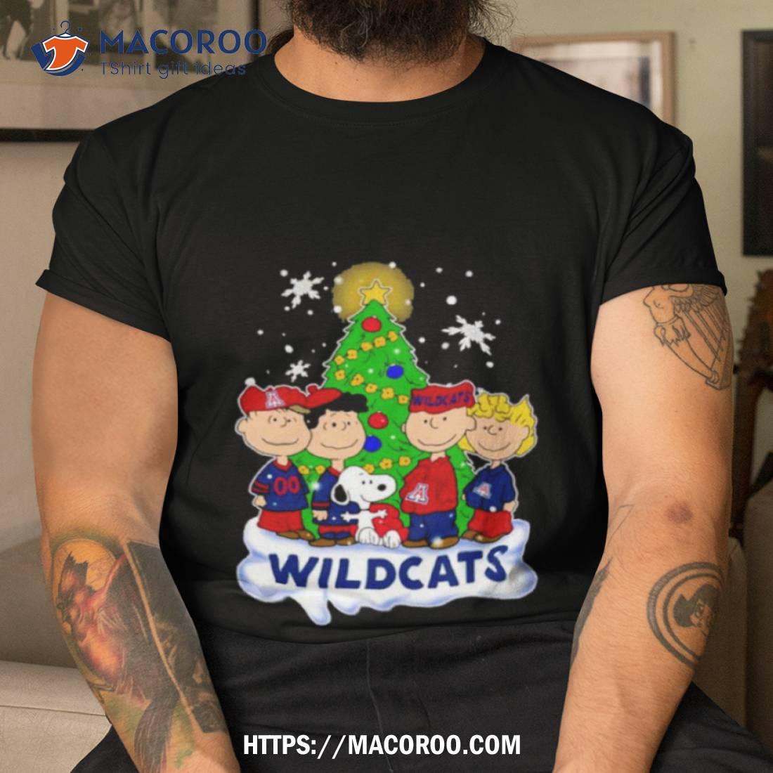 Arizona Wildcats The Peanuts Christmas Tree Sweatshirt Arizona Wildcats The Peanuts Christmas Tree Sweatshirt