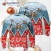Army Boeing Ah-6 Little Bird Gun Ugly Christmas Sweater