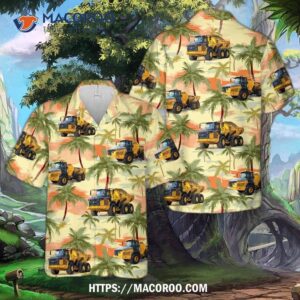 Articulated Dump Truck Hawaiian Shirt