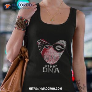 Atlanta Falcons And Georgia Bulldogs Heart It’s In My Dna 2023 Shirt