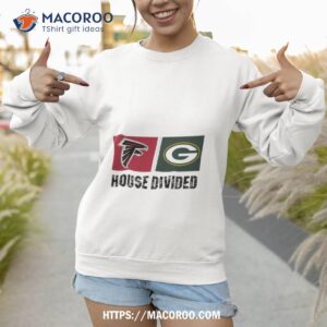 atlanta falcons vs green bay packers house divided shirt sweatshirt 1