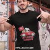 Atlanta Hawks Basketball Snoopy Dog Driving Car Shirt