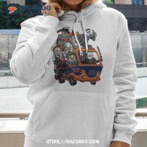 Auburn Tigers Horror Movies Characters Bus Halloween 2023 Shirt