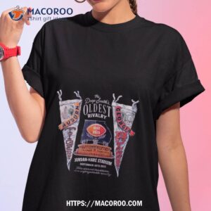 Auburn Tigers Vs Georgia Bulldogs The Deep South’s Oldest Rivalry Jordan Hare Stadium September 30th 2023 T Shirt