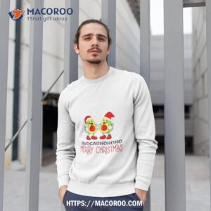 avocadhohoho merry christmas shirt sweatshirt 1