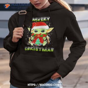 baby yoda hug ornament merry christmas 2023 shirt hoodie 3