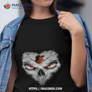 Baltimore Orioles Skulls Of Fantasy Logo Shirt