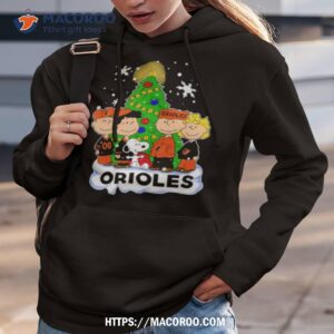 Baltimore Orioles The Peanuts Christmas Tree Sweatshirt