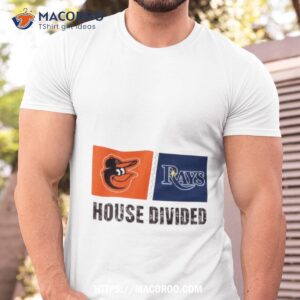 Baltimore Orioles Vs Tampa Bay Rays House Divided Shirt